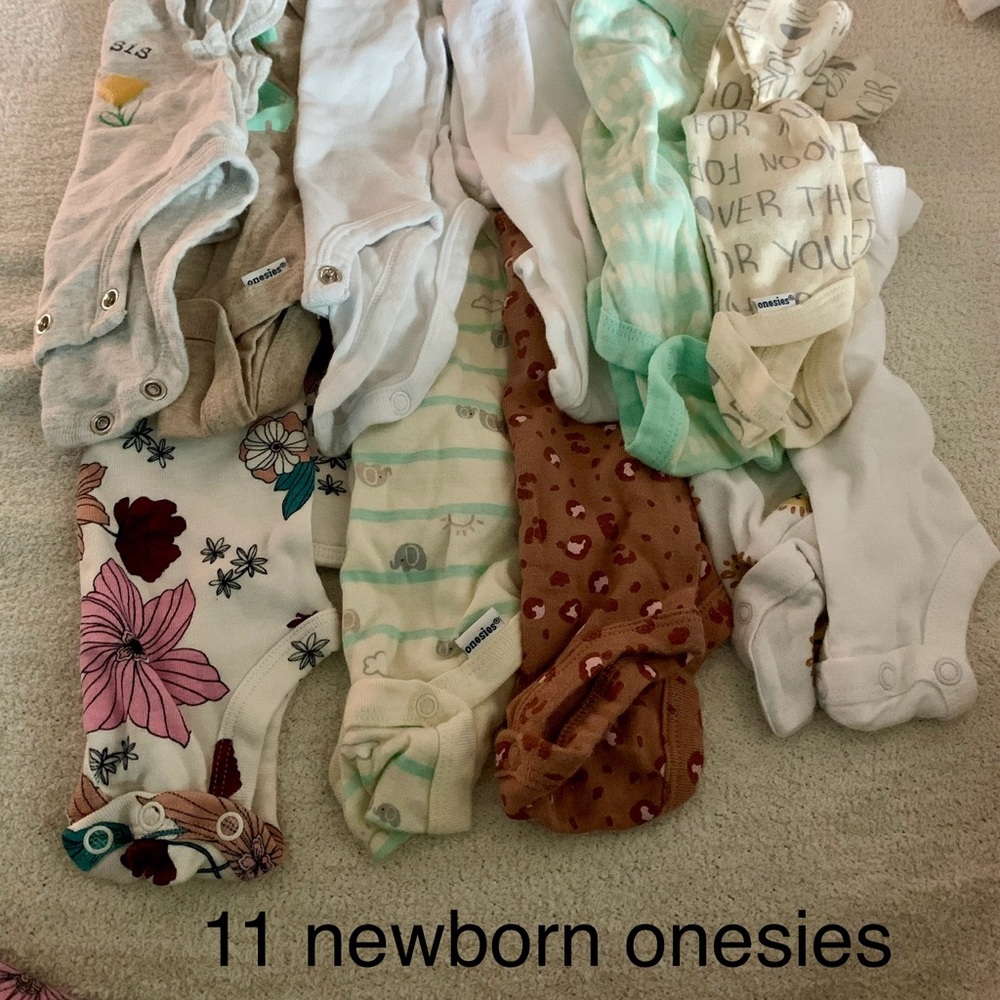 Assorted Newborn Onesies Set